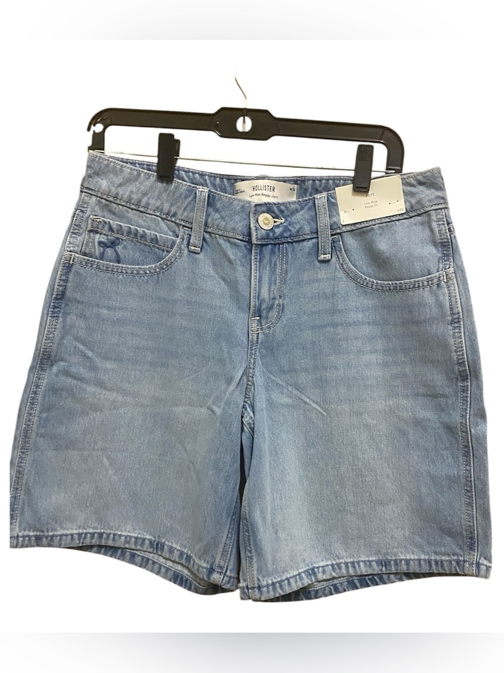 Hollister Light Wash Denim Shorts
